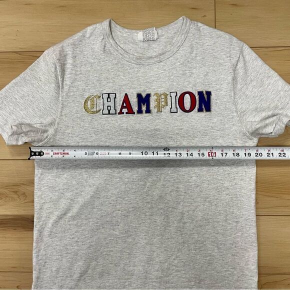 Champion Shirt Mens Medium Old English‎ T-Shirt High School Spellout Heritage - Picture 6 of 10